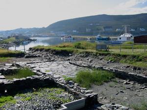 The archeological dig at Ferryland