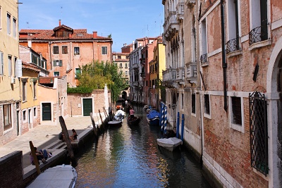 A canal in Venice