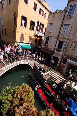 The view from our hotel in Venice